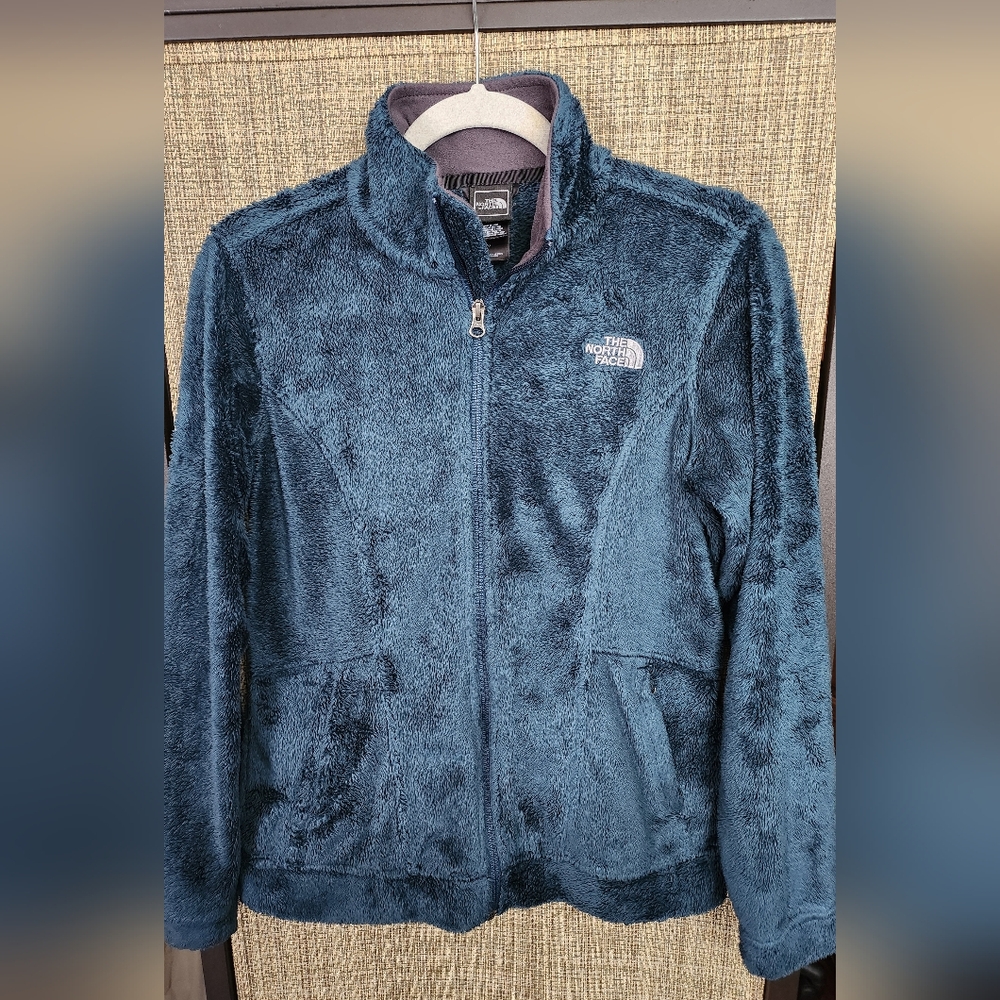 North Face Warm Women's Teal Teddy Jacket